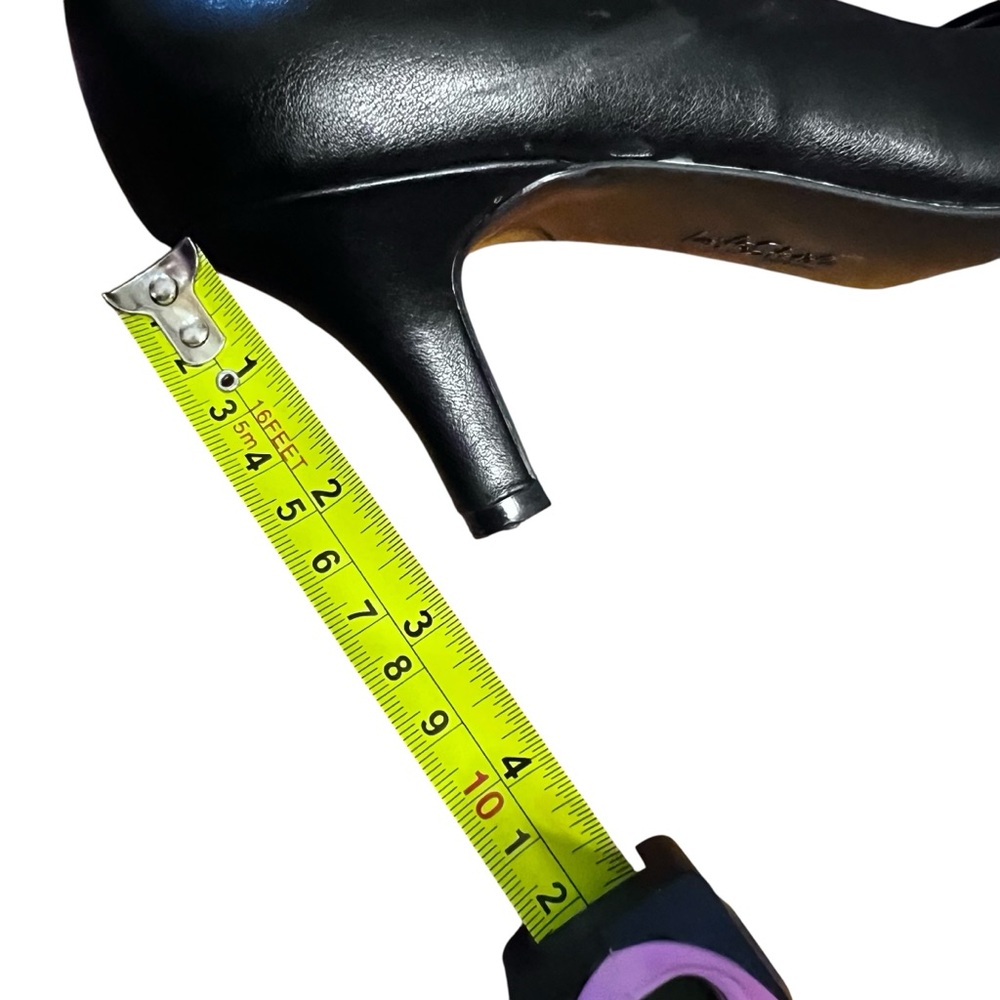 LIFE STRIDE Soft System Parigi Black Faux Leather Classic Work Pump 11M - Picture 6 of 8